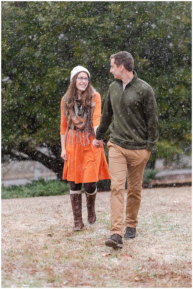 snowy engagement session, Newport News, Hampton Roads, Virginia Wedding Photographer, Diana Gordon Photography, Photo
