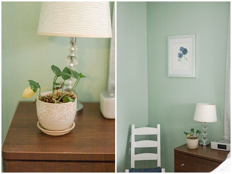 green and white bedroom, Hampton Roads, Diana Gordon Photography, photo