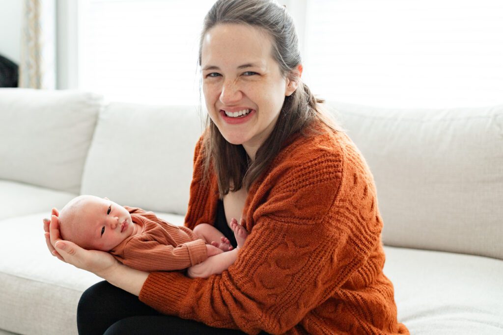  Diana Gordon Photography, Richmond Fall-themed newborn session, photo