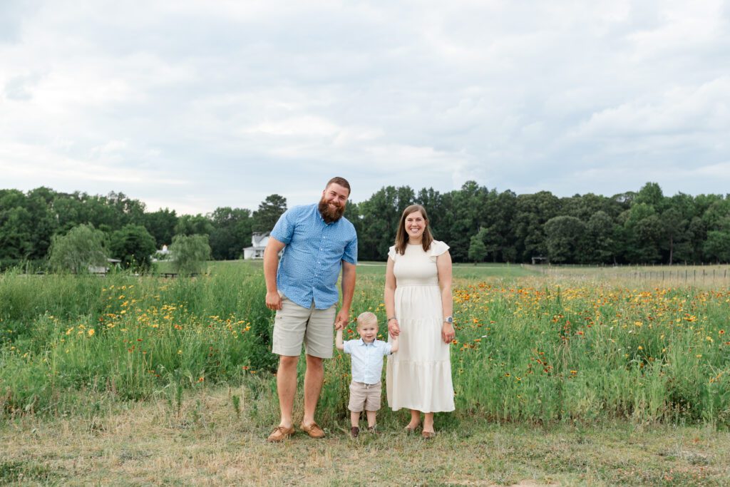 Wildflower field family portraits, Diana Gordon Photography, photo