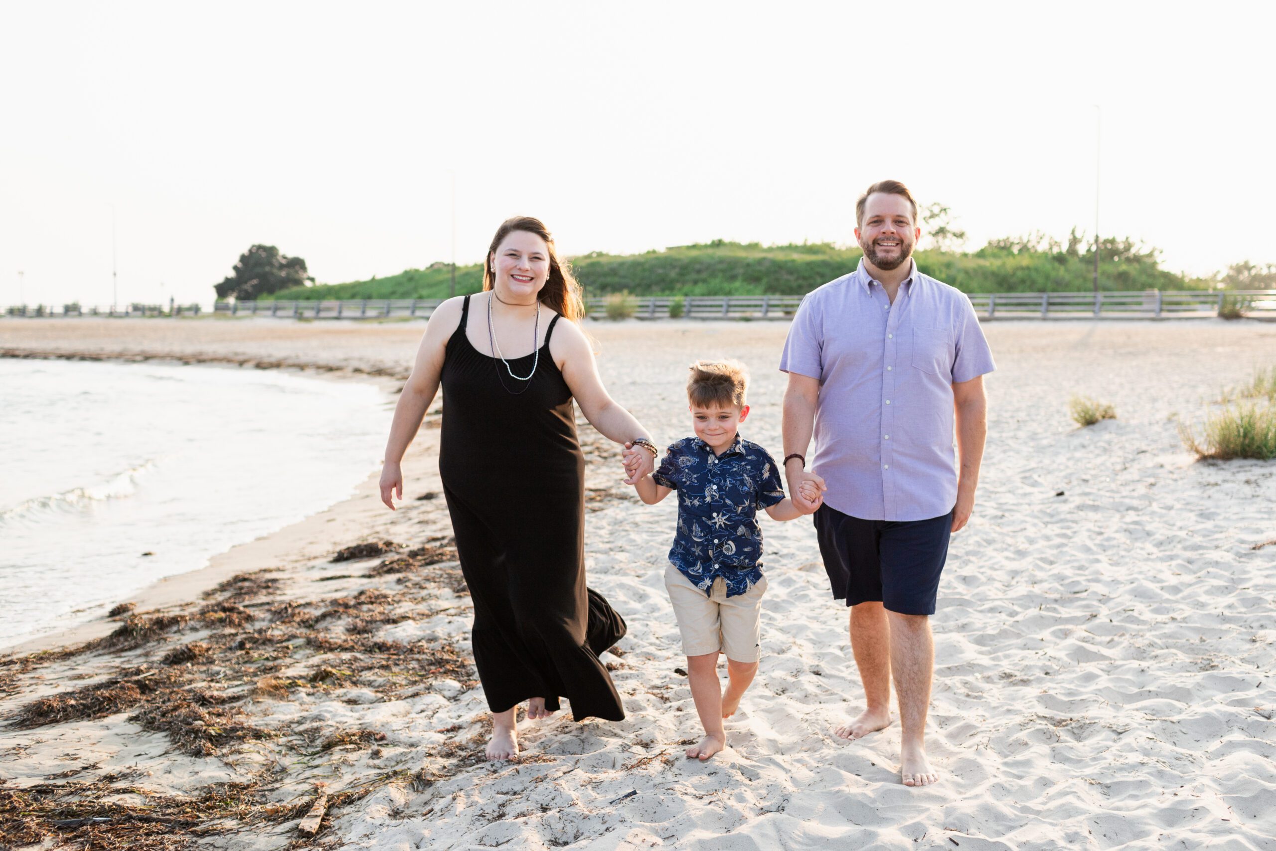 Diana Gordon photography, Ft. Monroe beach family session, photo