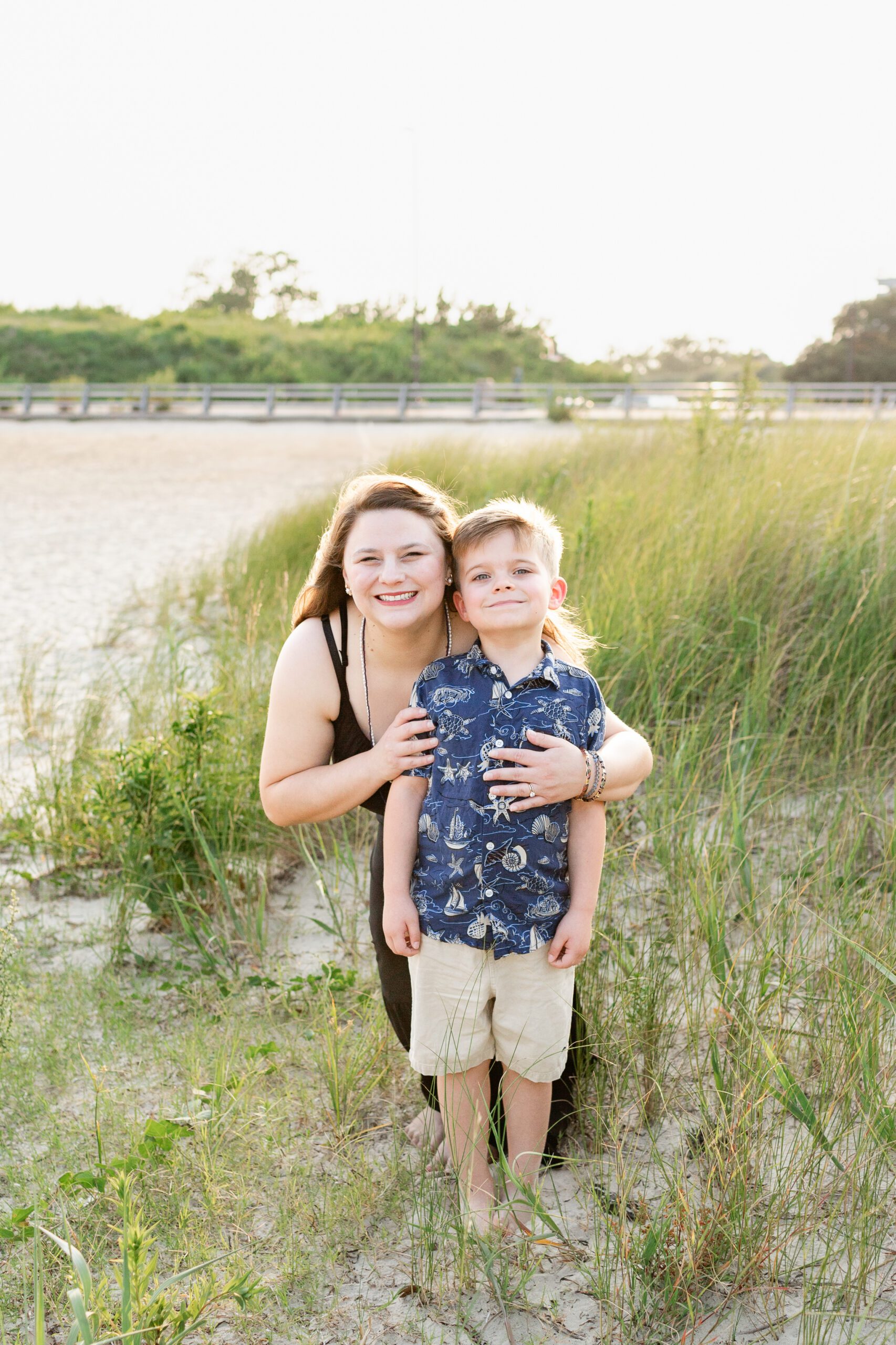 Diana Gordon's Ft. Monroe beach family session.
